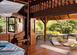 From Master wing A has a deck that looks to the yard, the cliffs,and the sea beyond
