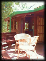The other balcony looking into the kitchen