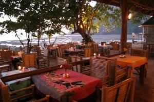 Tonsai Beach as seen from the resteraunt