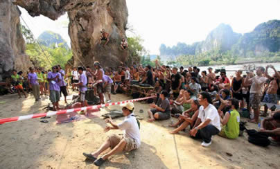 2010 climbing competition railay beach