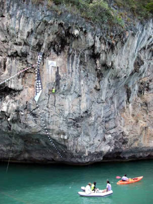 deep water soloing competiton 2010 krabi