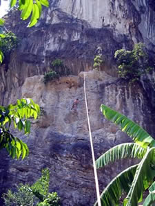 Climbing Railay Beach Thailand