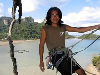 Climbing Railay Beach Thailand