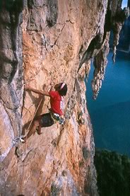 Climbing railay beach