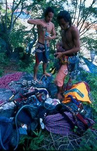 climbing Thailand