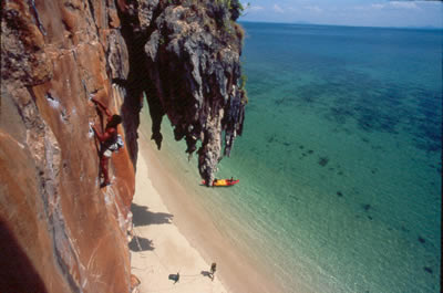 Climbing Laoliang- off the beach