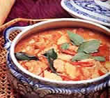 cooking red curry chicken
