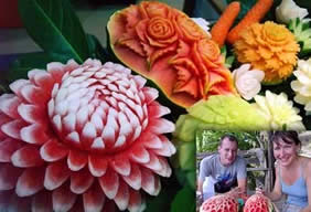 Fruit carving