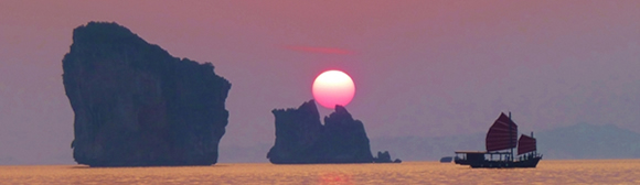 Sunset Cruise, Railay Beach Thailand