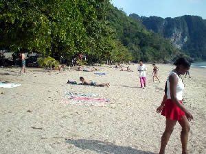 Ao Nang Beach a couple of days ago